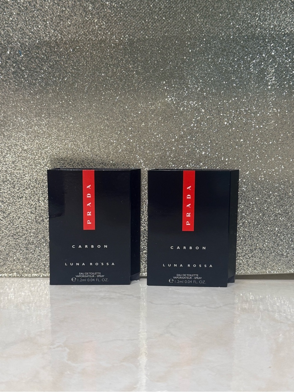 5 for $25 item 🌺 Prada Luna Rossa Carbon Samples x2